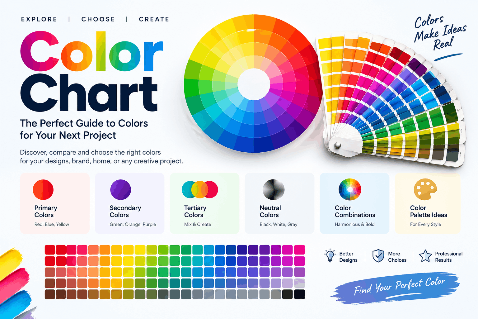Color Chart Guide | Codes, Matching &amp;amp; Design Selection