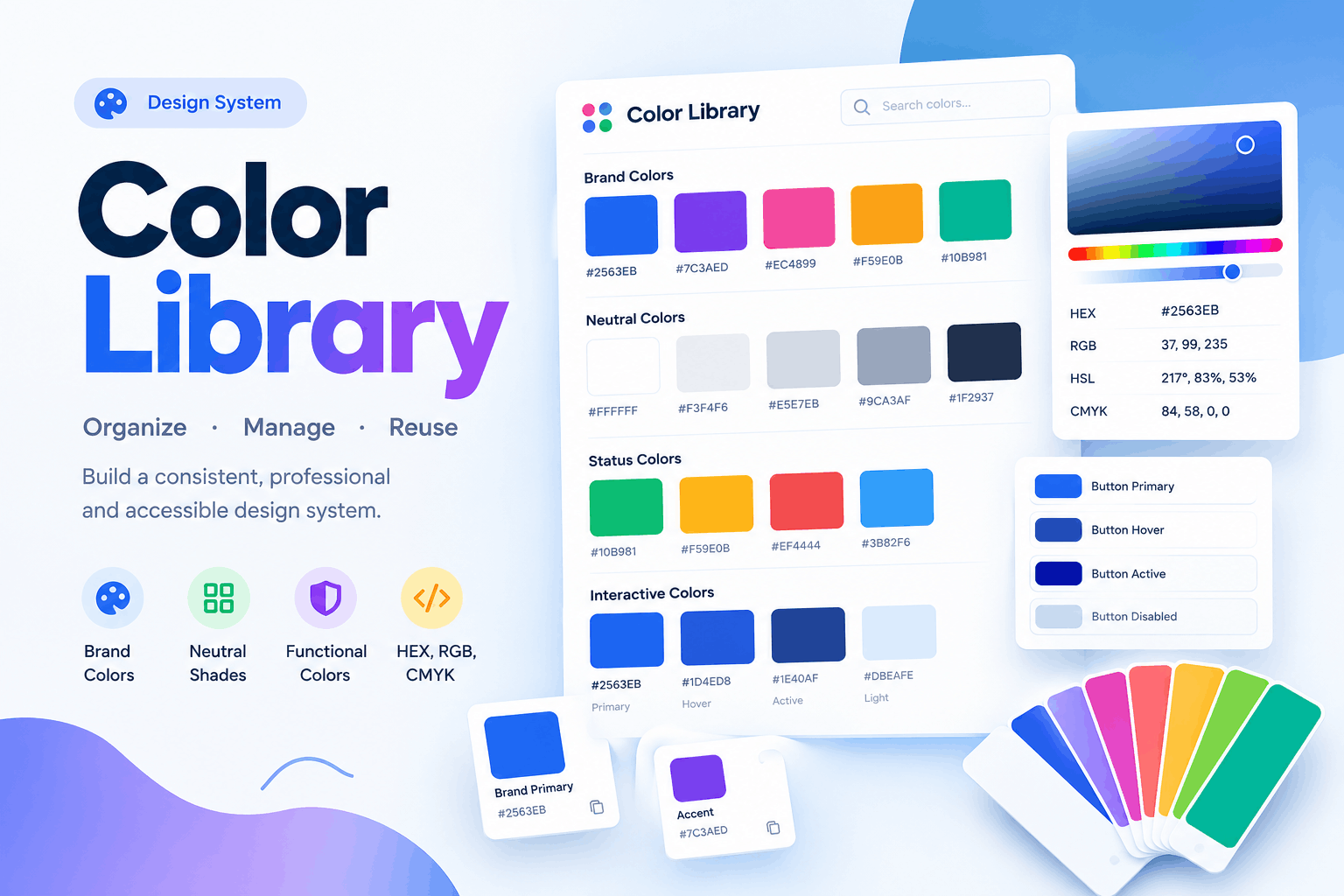 Color Library Guide for Designers &amp; Developers
